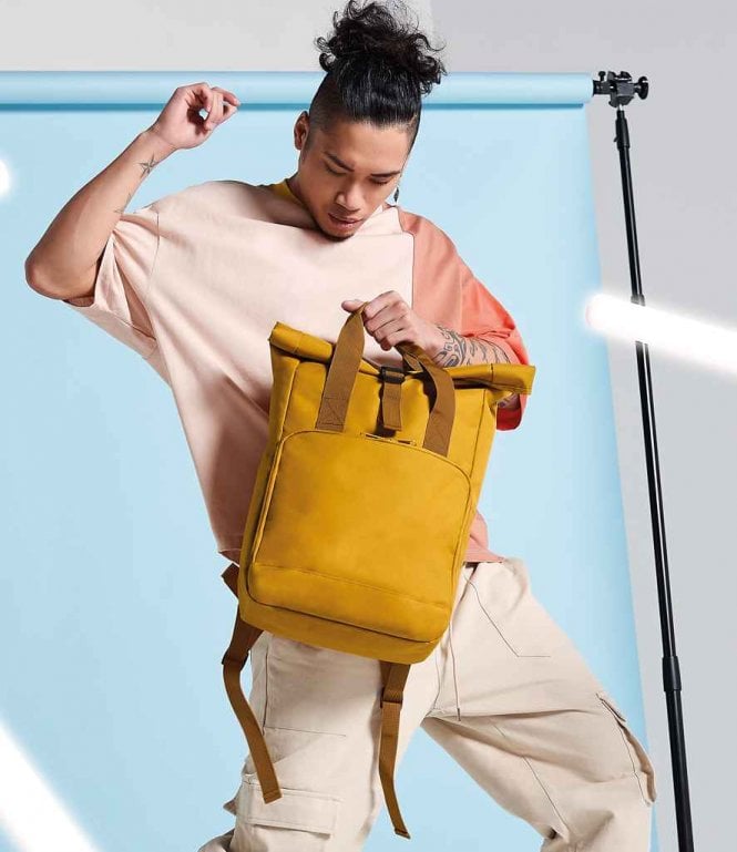 BagBase  Twin Handle Roll-Top Backpack