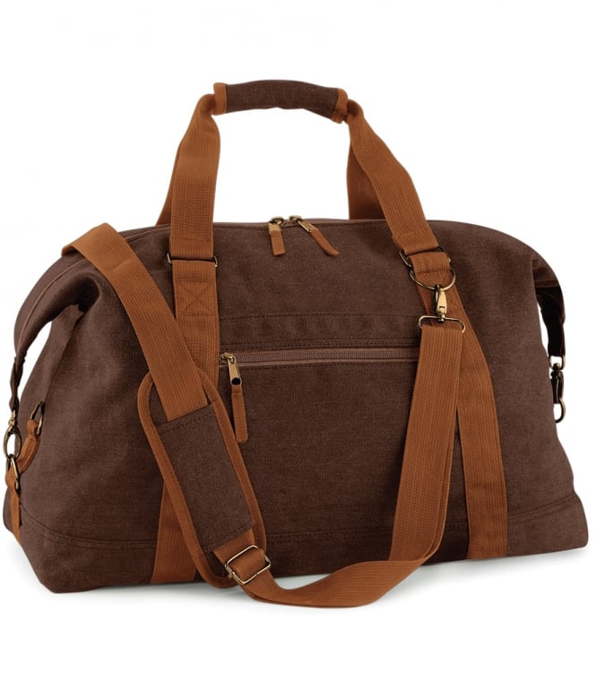 BagBase  Vintage Canvas Weekender