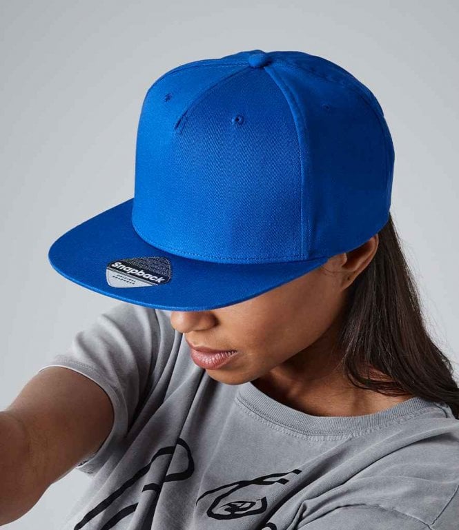 Beechfield  5 Panel Snapback Rapper Cap