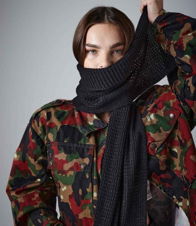 Beechfield  Classic Waffle Knit Scarf