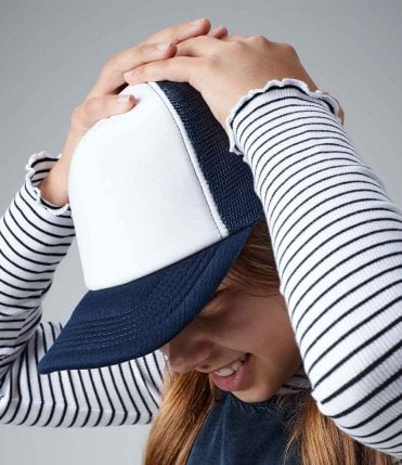 Beechfield Kids Vintage Snapback Trucker Cap