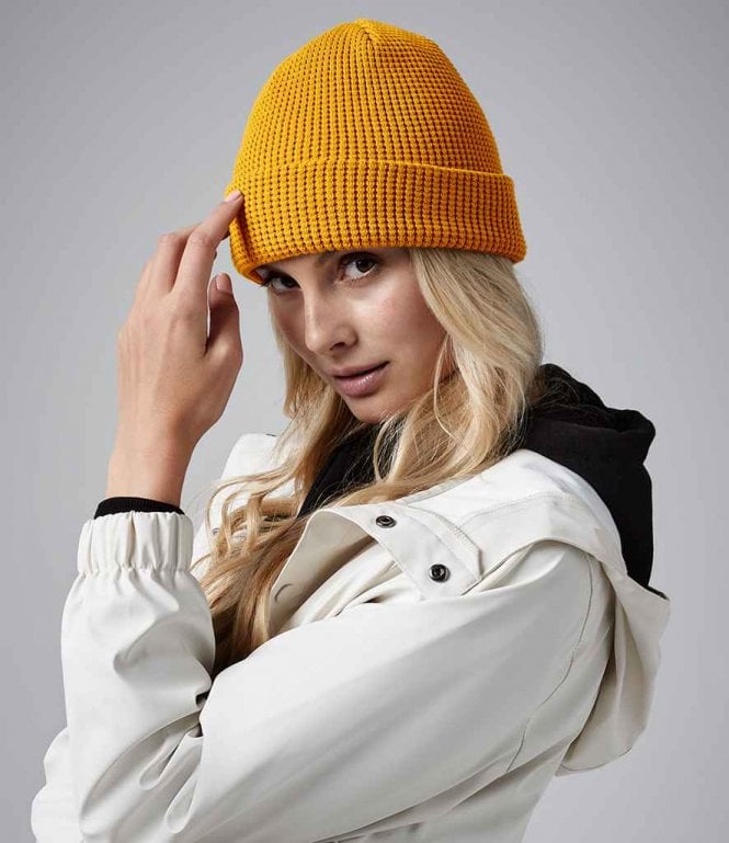 Beechfield  Organic Cotton Waffle Beanie