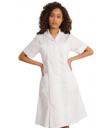 Ladies Healthcare Dress with Epaulette Loops