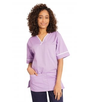 Unisex Smart Scrub Tunic - With Trim