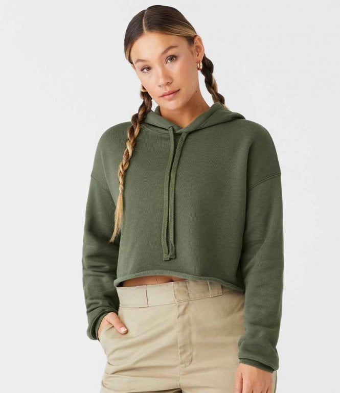 Bella  Ladies Cropped Hoodie