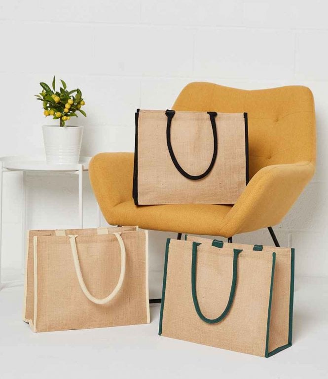 Brand Lab  Jute Tipped Shopper