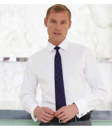 Chelford Slim Fit L/S Mens Shirt 100% Cotton Poplin Easy-to-Iron