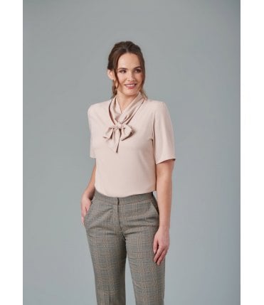 Flavia Pussy Bow Blouse
