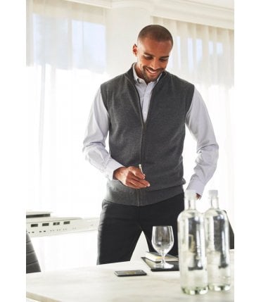 Lincoln Knitted Zip Gilet