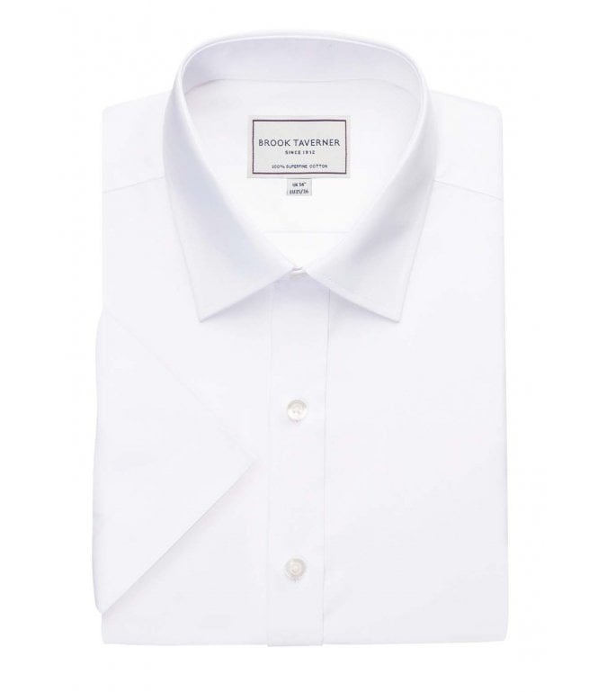 Brook Taverner Milano S/S Slim Fit Non-Iron Shirt