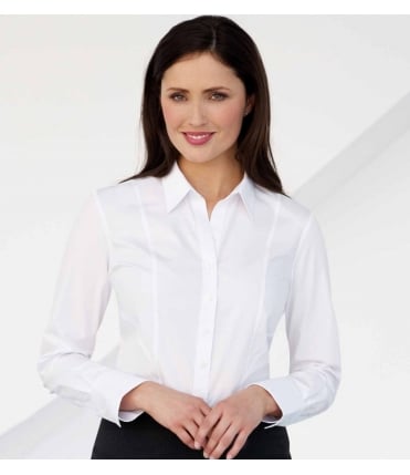 Palena L/S Blouse Cotton Rich Easy-to-Iron