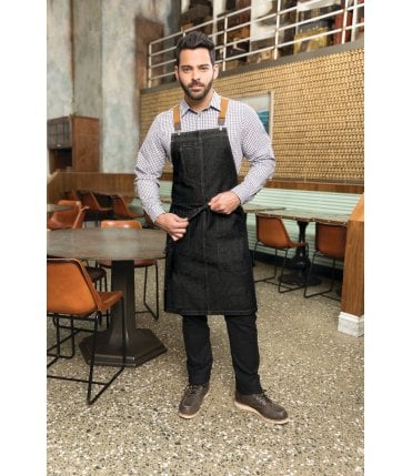 Berkeley Solid Apron Braces Solid Color %5BXNS03%5D