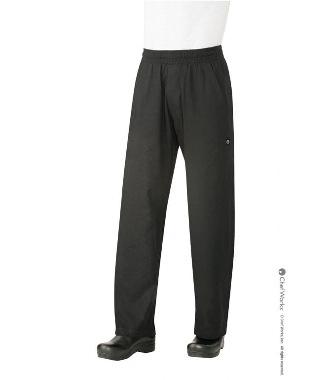 Chef Works Better Built Baggy: Black [BSOLBLK]