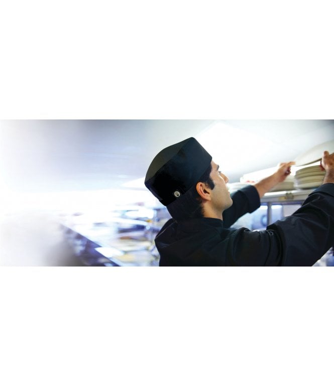 Chef Works Black Cool Vent Beanie [DFBB]