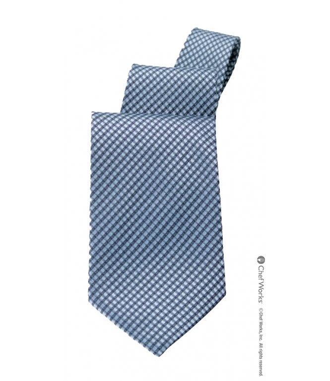 Chef Works Blue Check Tie [T0000BCK]