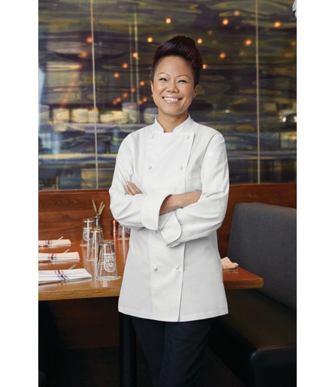 Chef Works Elyse Womens Premium Cotton Chef Coat [ECLA]