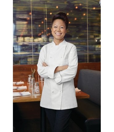 Elyse Womens Premium Cotton Chef Coat %5BECLA%5D
