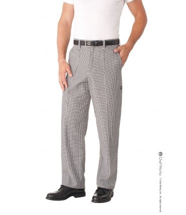 Essential Chef Pants: Small Check %5BBWCP%5D