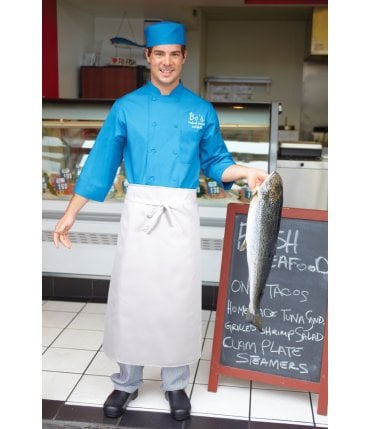 Long Four-Way Apron: White %5BB4LG%5D