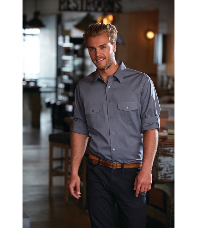 Chef Works Mens Two-pocket Shirt [DPDS]