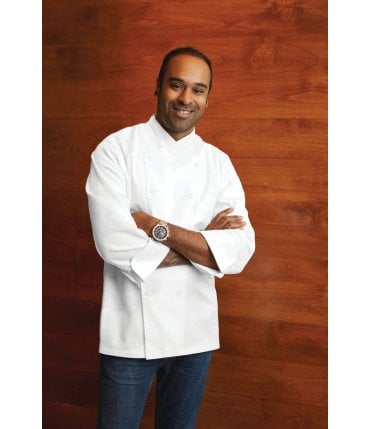 Oslo Premium Cotton Chef Coat %5BFB23NWHT%5D