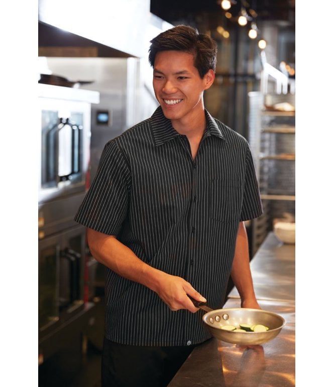 Chef Works Pinstripe Cook Shirt [CCSB]
