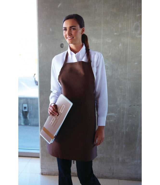 Chef Works Two Patch Pocket Bib Apron [F53]