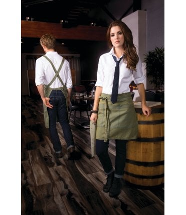 Uptown Cross-Back Bib Apron %5BABX01%5D