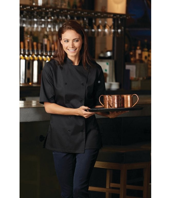 Chef Works Womens Bistro Coat [KL150BLK]