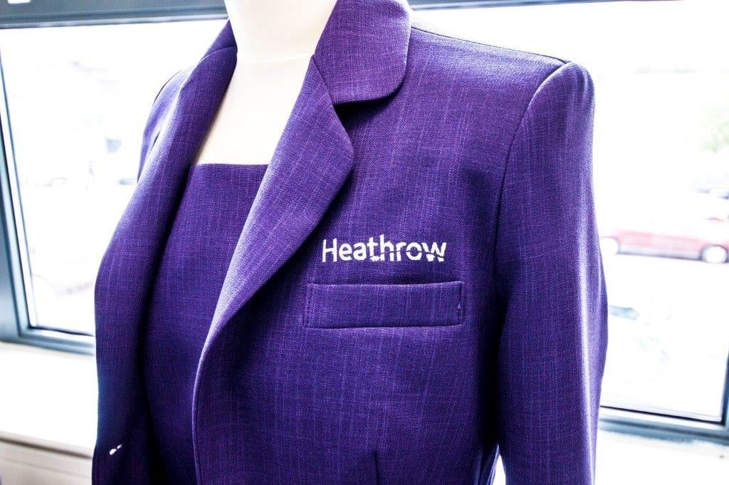 Bespoke Purple Airport Suiting