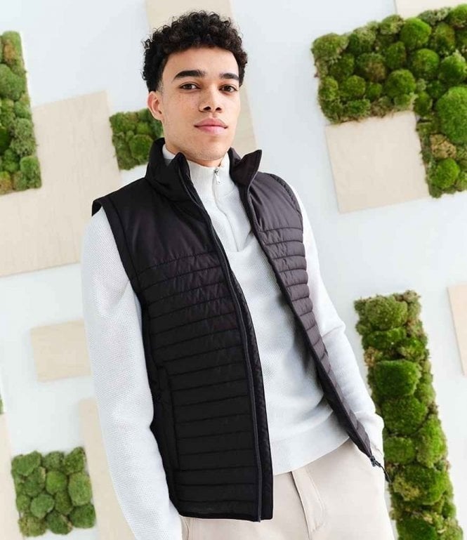 A man in a bodywarmer