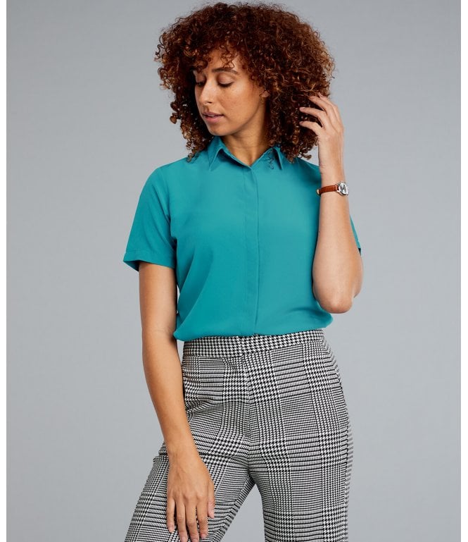 Disley Erin Ladies Short Sleeve Blouse
