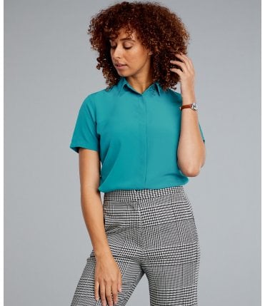 Erin Ladies Short Sleeve Blouse