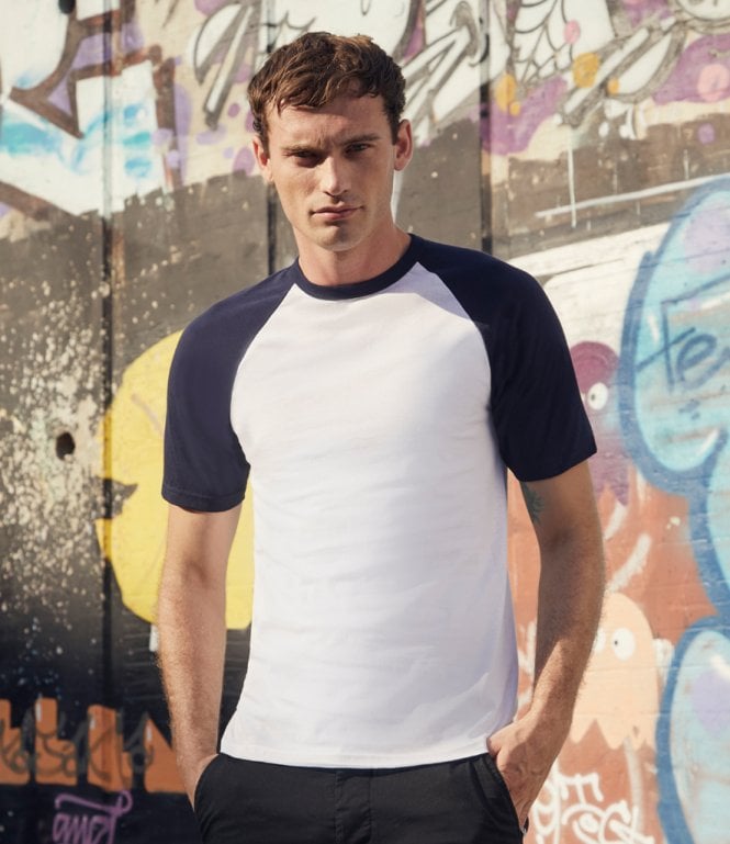 Fruit of the Loom  Contrast Baseball T-Shirt