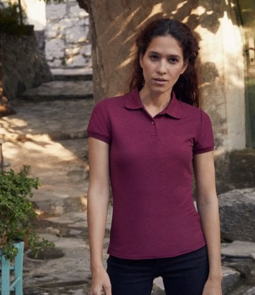 Fruit of the Loom Lady Fit Pique Polo Shirt