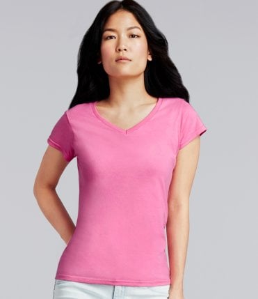 Gildan SoftStyle® Ladies V Neck T-Shirt