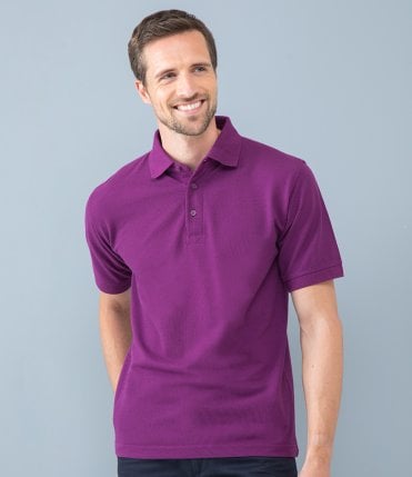 Henbury Heavy Poly/Cotton Pique Polo Shirt