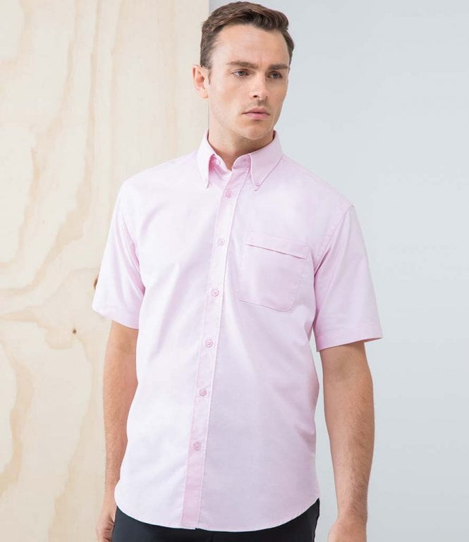 Henbury  Short Sleeve Classic Oxford Shirt