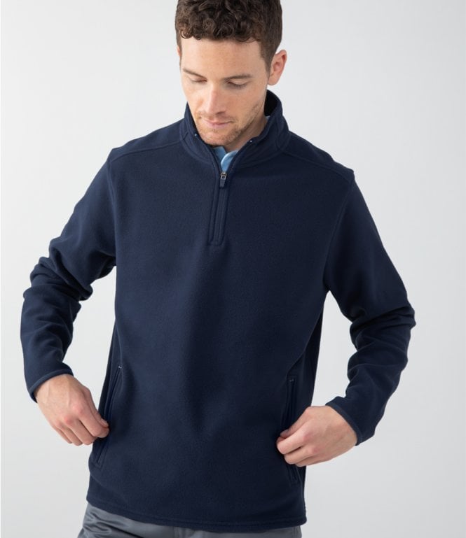 Henbury  Zip Neck Micro Fleece