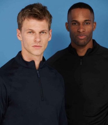 Henbury Zip Neck Top