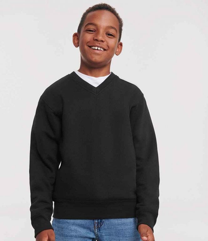 Jerzees Schoolgear  Kids V Neck Sweatshirt