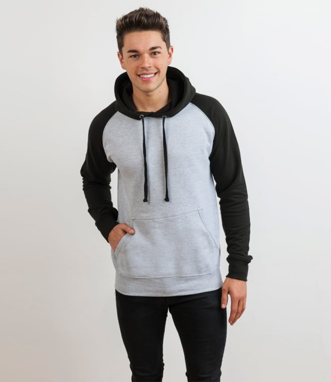 Just Hoods AWDis Baseball Hoodie
