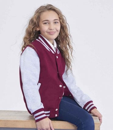 AWDis Kids Varsity Jacket