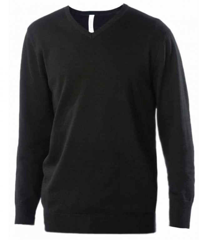 Kariban  Cotton Acrylic V Neck Sweater