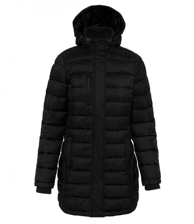 Kariban  Ladies Lightweight Long Padded Parka Jacket