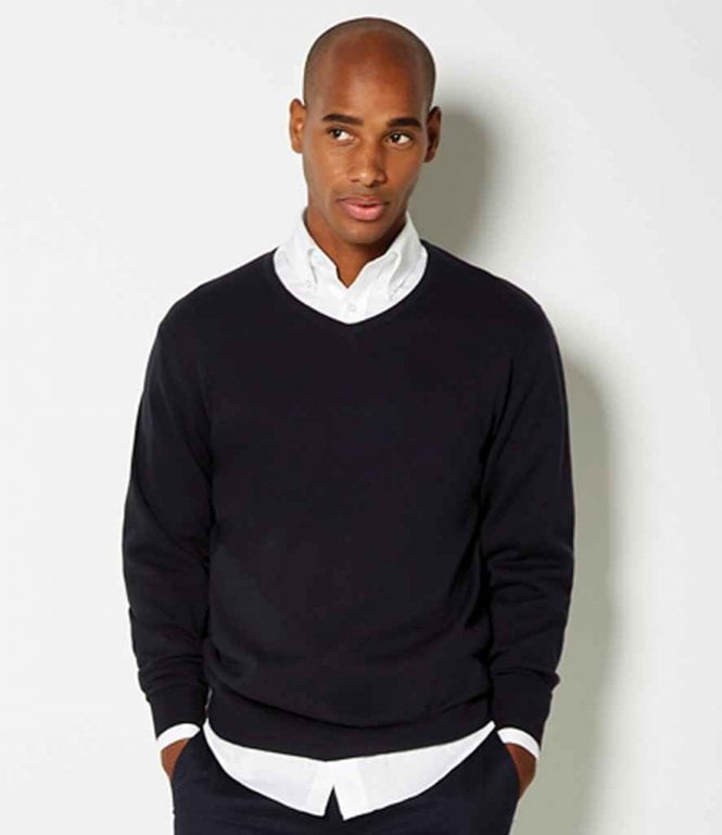 Kustom Kit  Arundel Cotton Acrylic V Neck Sweater