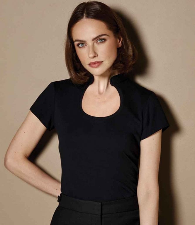 Kustom Kit  Ladies Keyhole Neck Corporate Top