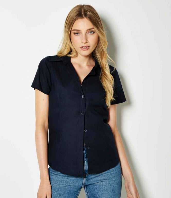 Kustom Kit  Ladies Short Sleeve Workwear Oxford Shirt
