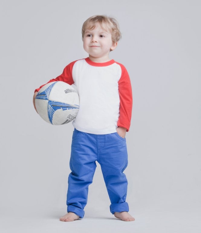 Larkwood  Baby/Toddler Long Sleeve Baseball T-Shirt
