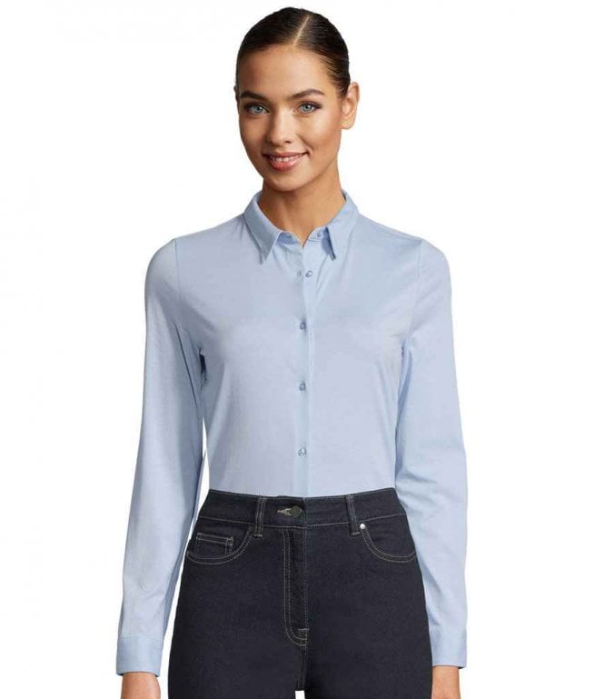 NEOBLU  Ladies Balthazar Jersey Long Sleeve Shirt